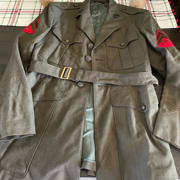 Jackets & Coats Vintage Green Military Jacket Poshmark